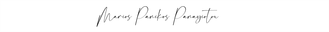 Marios Panikos Panayiotou handwritten signature